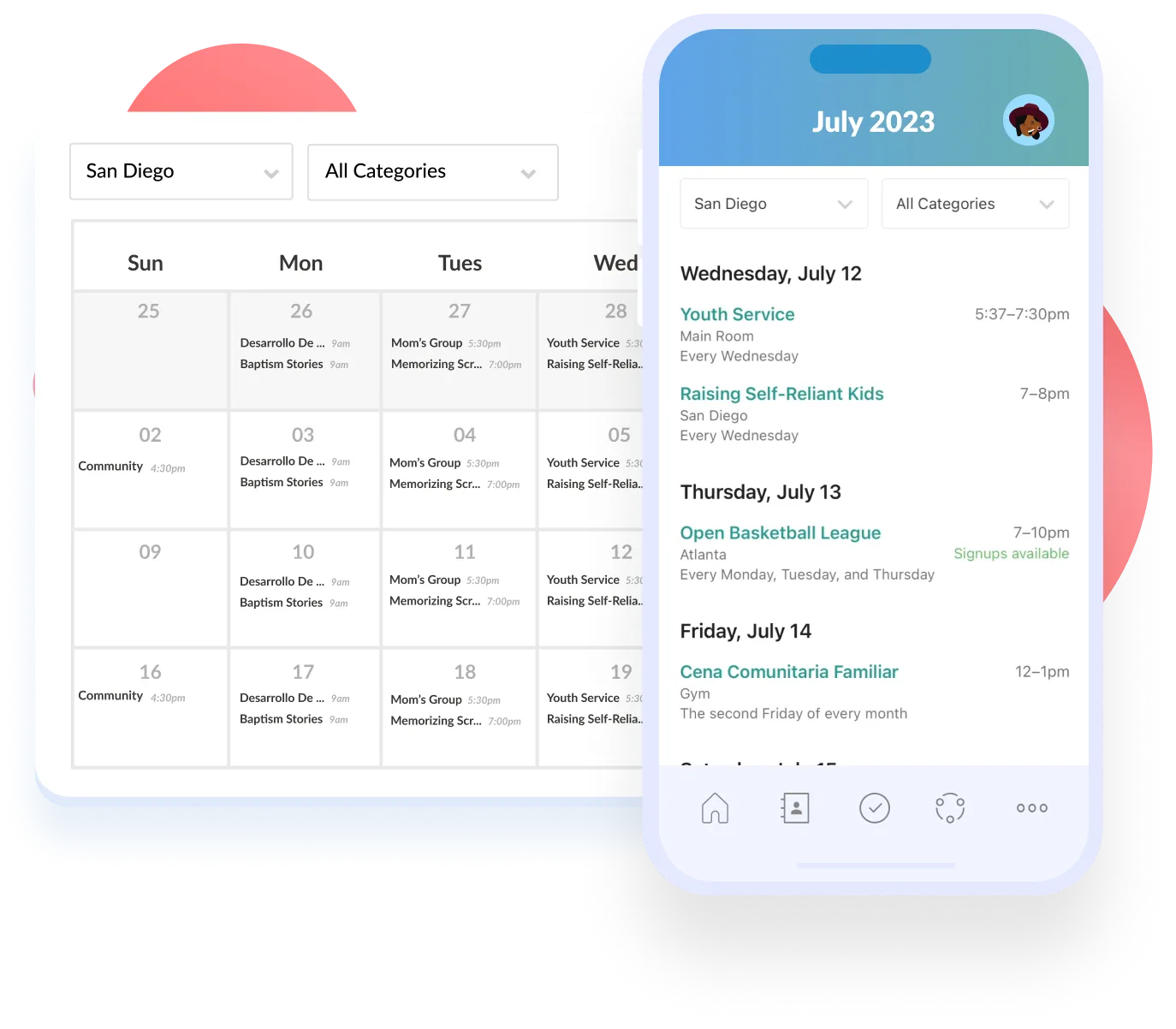 Planning Center Calendar