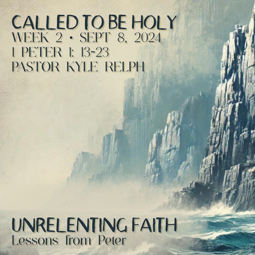Pastor Kyle preaching on Jesus’ sacrifice and eternal salvation during Week 2 of the Unrelenting Faith series.