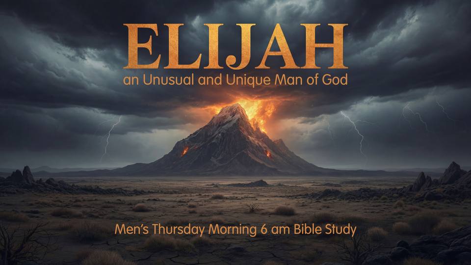 Men's Thursday Morning Bible Study promotional graphic